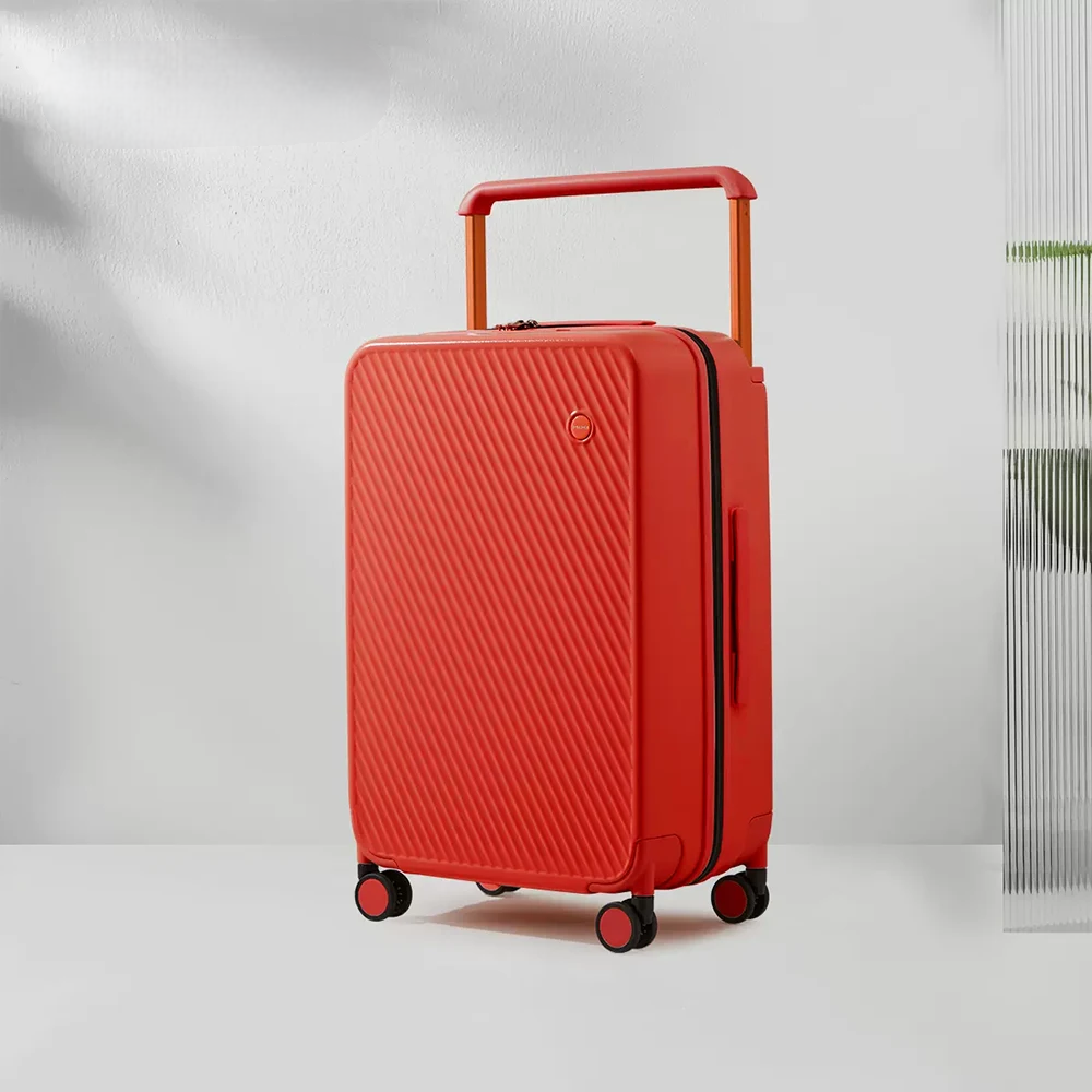 Premium Hartschalenkoffer mit breitem Teleskopgriff, 360°-Rollen & TSA-Sicherheit für Ihr Gepäck.