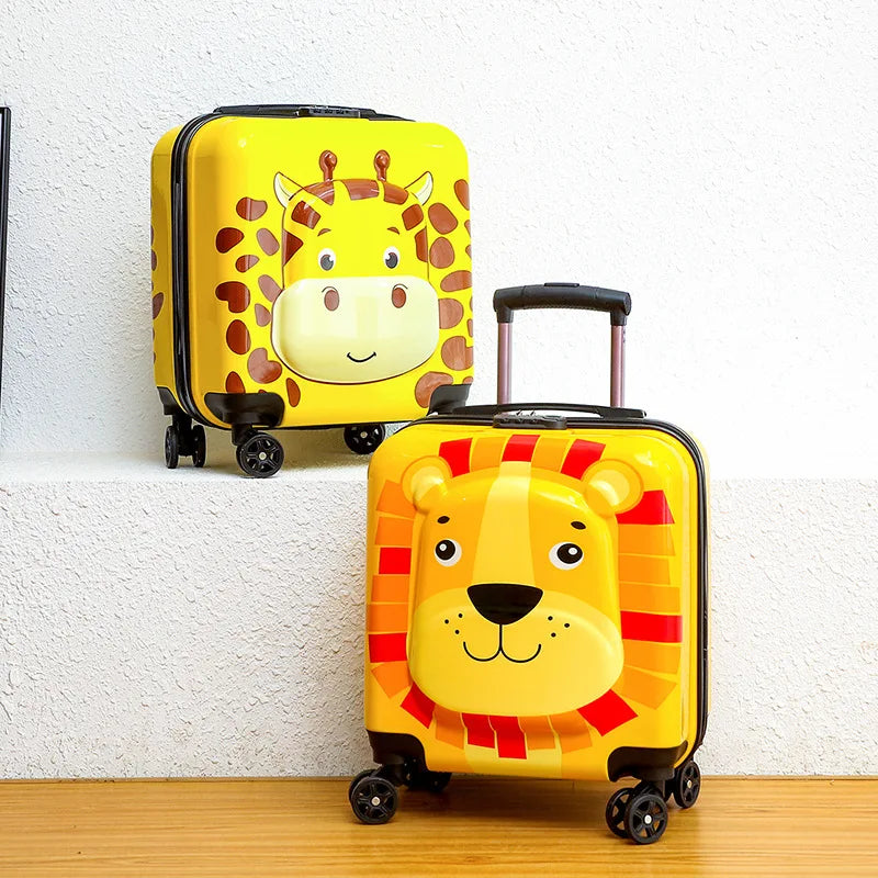 Dauerhafter Kinderkoffer Hartschale, schützt Inhalt bei jeder Kinderreise optimal.