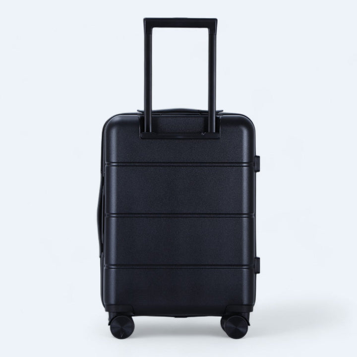 Modernes 3-teiliges Hartschalen-Gepäckset, mehrfarbig. Robust für Reisen von Damen und Herren.