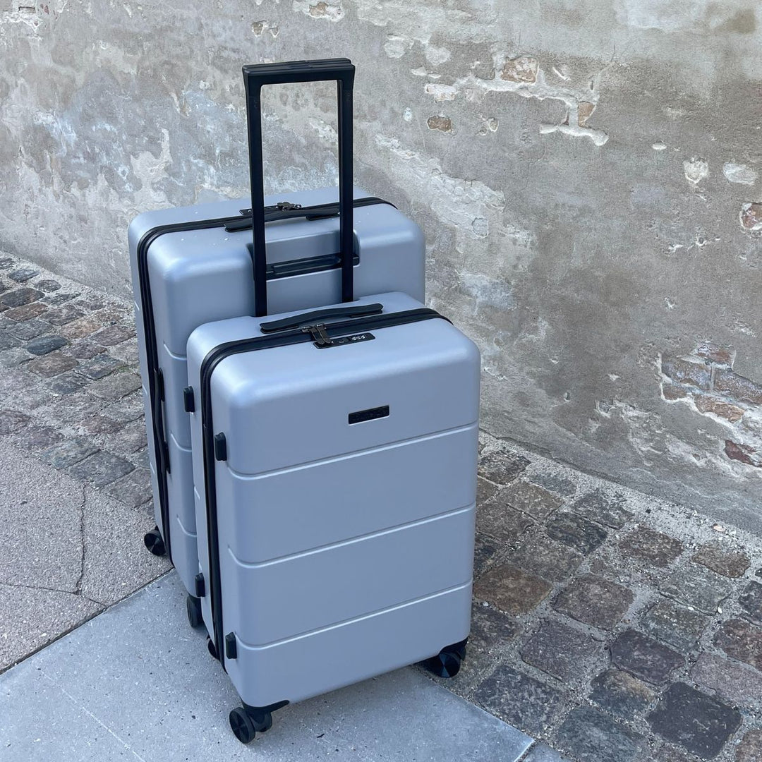 Ultimatives 3-teiliges Hartschalen-Reisekoffer-Set, mehrfarbig. Robust für weltweite Reisen.