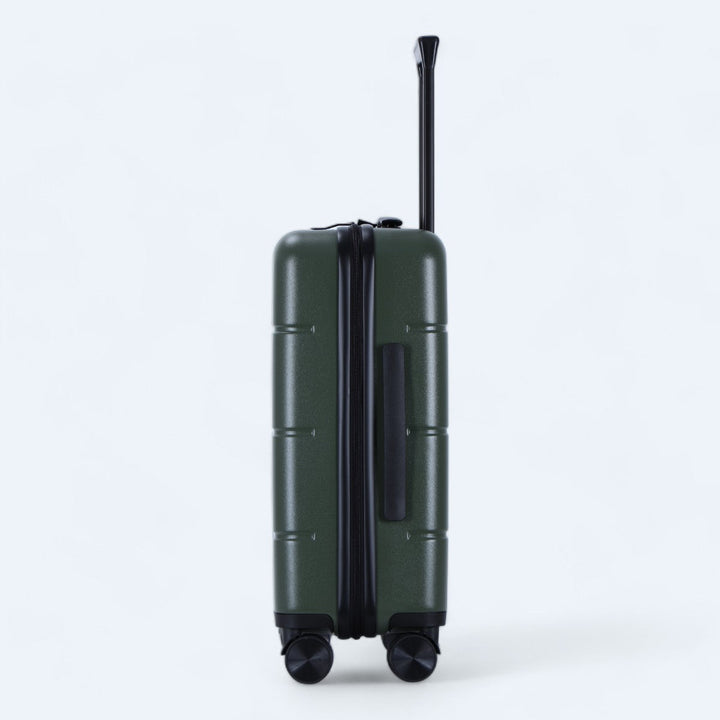 Stilvolles robustes 3-teiliges Hartschalen-Kofferset, mehrfarbig. Perfektes Reiseaccessoire.