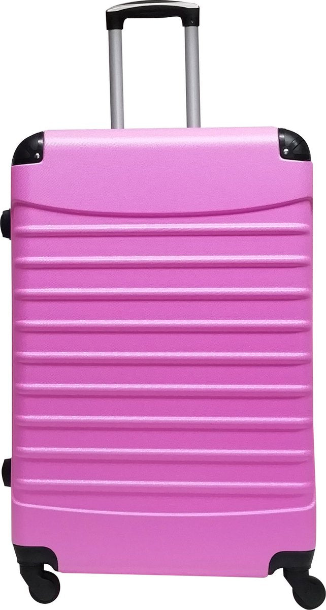 Rosa Reisegepäckset, 2-teilig (S & XL), Hartschale, perfekt für stilvolle und sichere Reisen.