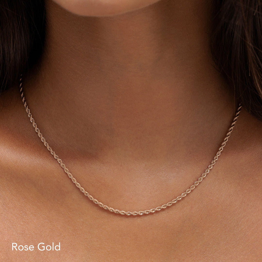 Elegante Goldkette als Layering Kette mit tollem Glanz