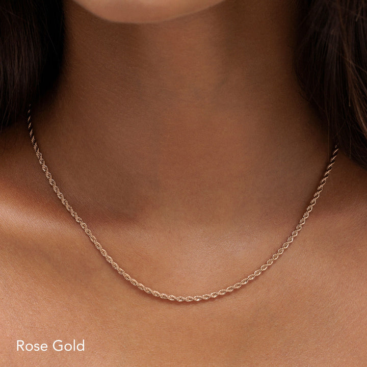 Elegante Goldkette als Layering Kette mit tollem Glanz