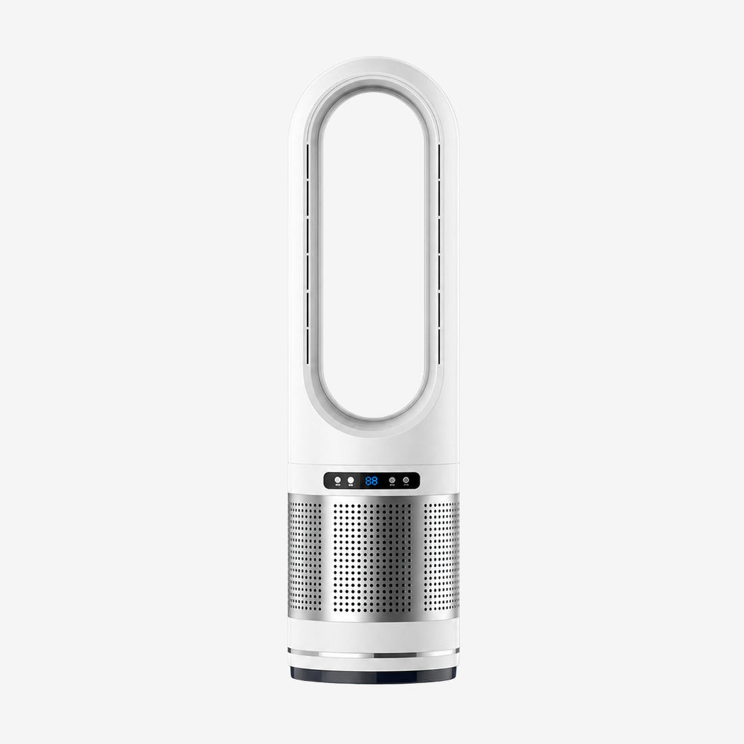 Rotorblattloser Turmventilator mit Fernbedienung, ideal für Homeoffice & Schlafzimmer, modernes Design, leise.