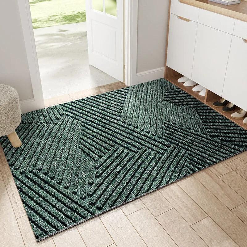 Rutschfeste CleanStep Fußmatte, Sandfänger, blau, für Innen-/Außenbereich; modernes Design, robuste PVC-Konstruktion.