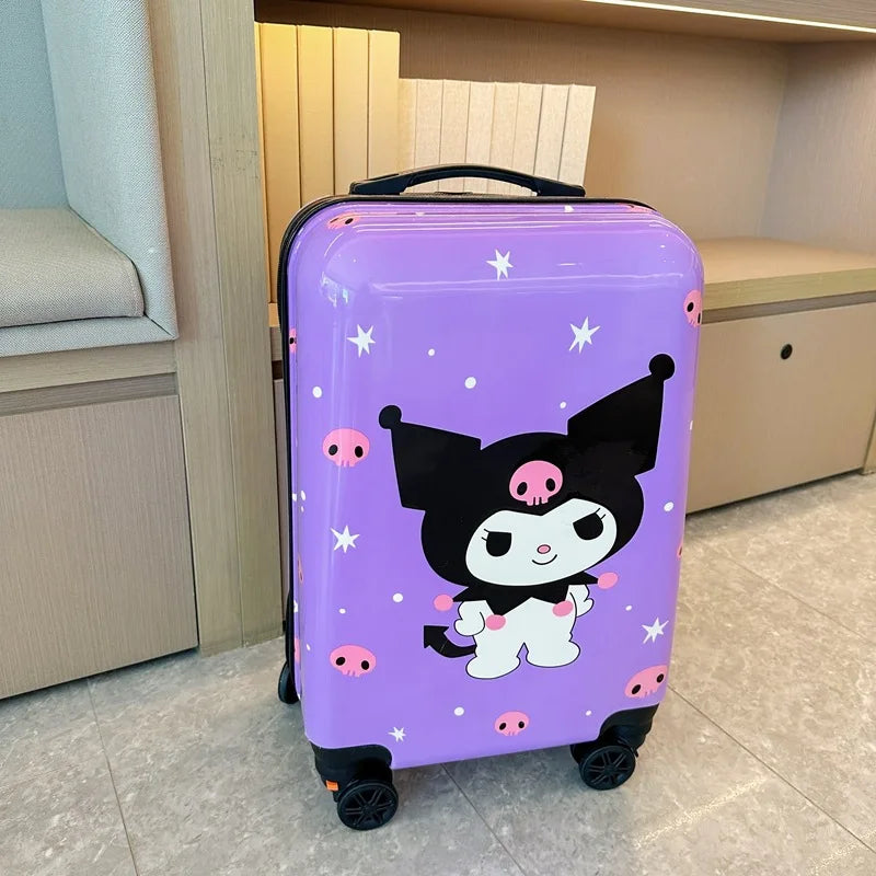Kinder Hartschalenkoffer Osaka mit fröhlichem Design für Mädchen; perfektes Reisegepäck.