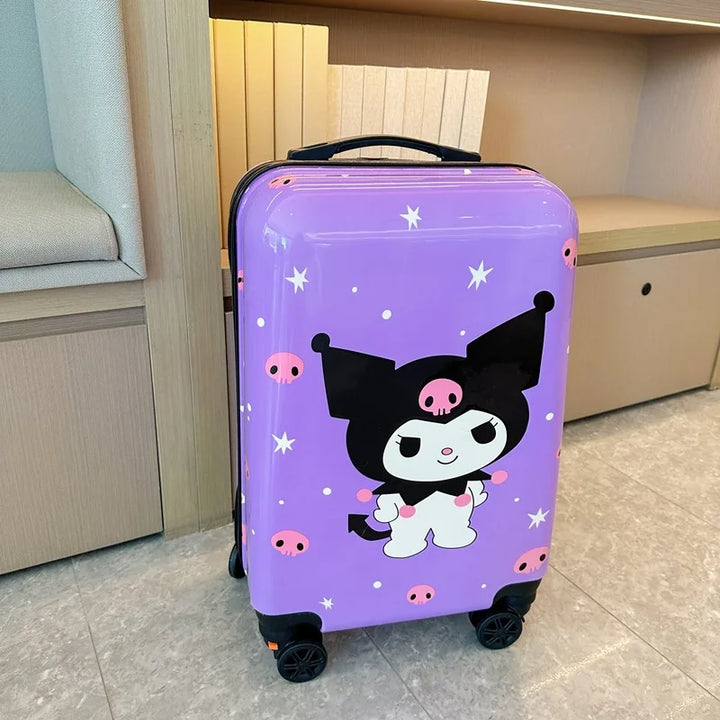 Kinder Hartschalenkoffer Osaka mit fröhlichem Design für Mädchen; perfektes Reisegepäck.