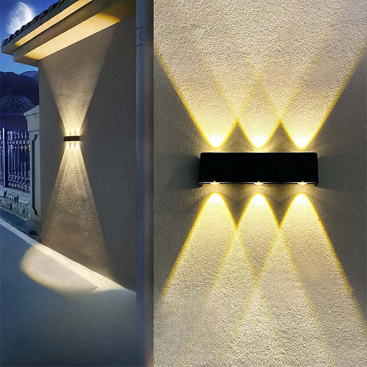 Solar LED Außenwandleuchte Schwarz - Modern & Umweltfreundlich
