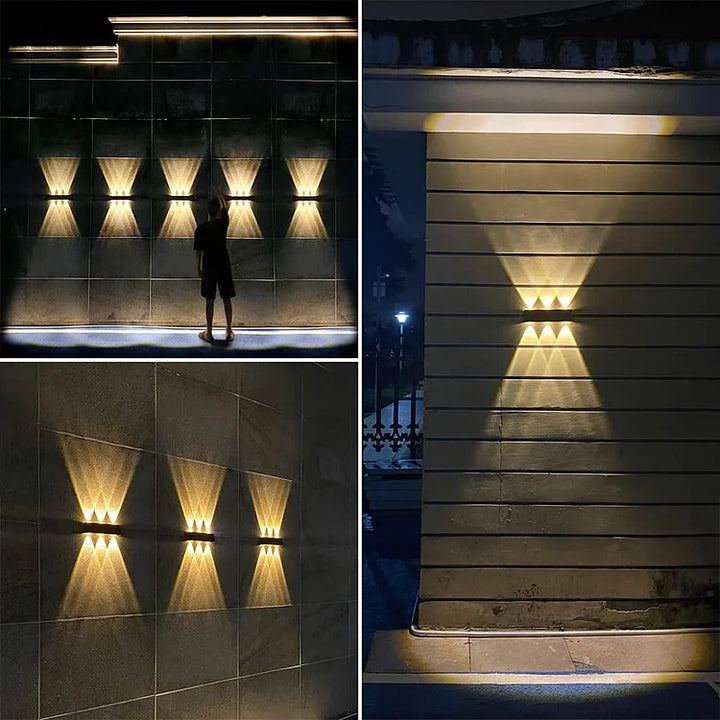 Solar LED Außenwandleuchte Schwarz - Modern & Umweltfreundlich