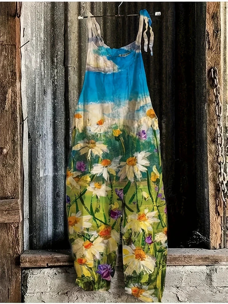 Bequemer Jumpsuit für Damen im Naturgarten Design