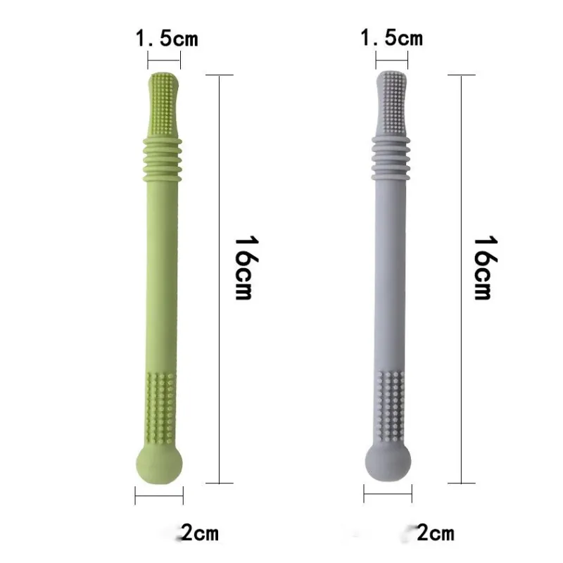 Baby-Beißröhrchen aus Silikon – Sanftes, BPA-freies Silikon, ergonomisch gestaltet für Beruhigung und Zahnungshilfe.