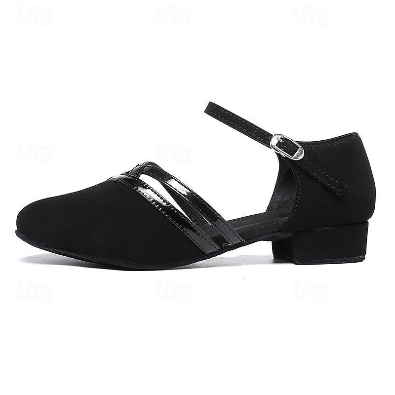 Vielseitige Britta Damen Tanz-Heels, elegante schwarze Riemchenpumps für Tanz, Abende & festliche Anlässe.