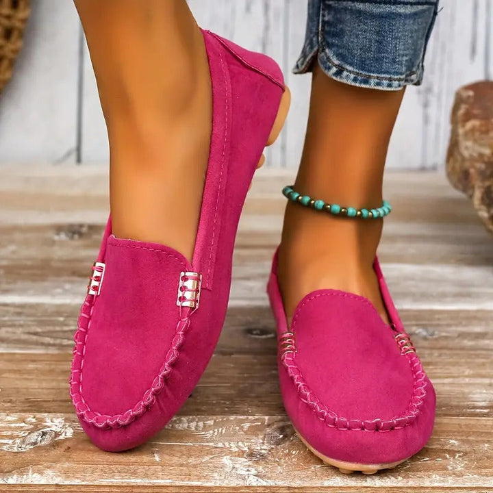 Lässige Damen Halbschuhe, vielseitige Slipper mit Easy-On-Design, perfekt für Komfort im Alltag.