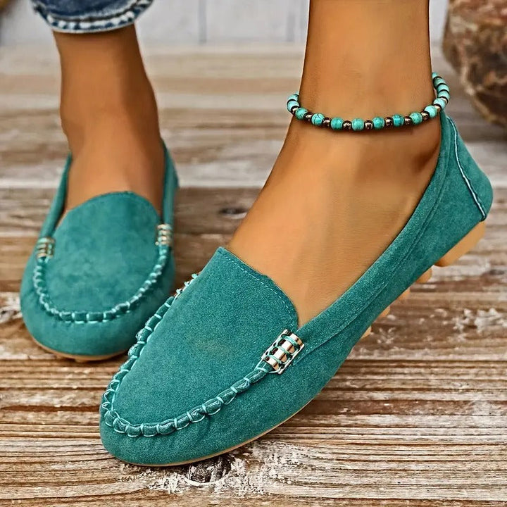 Praktische Easy-On Damen Halbschuhe für schnelles Anziehen, ideale Freizeitschuhe für Komfort im Alltag.