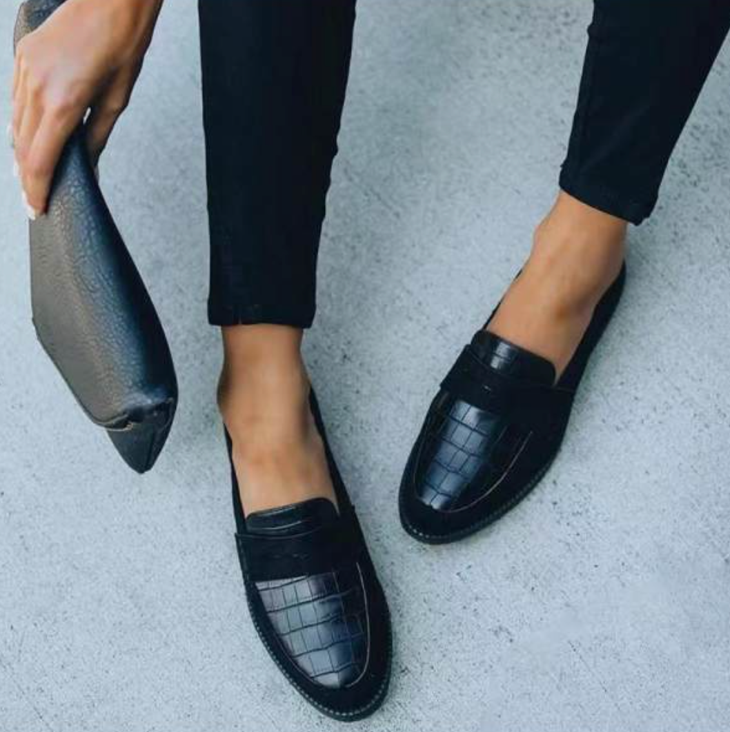 Schwarze Florian Loafers für Herren, elegant & bequem, ideal für Business & Freizeit.