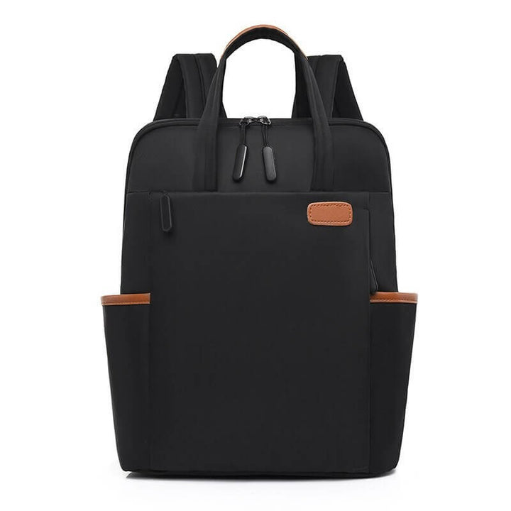 Langlebiger, schwarzer Unisex Rucksack. Robuster Anti-Diebstahl Reiserucksack, perfekt für Uni & sichere Reisen.