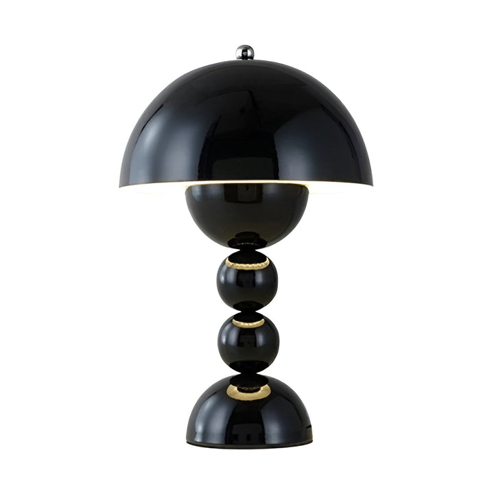 "Skandinavische Tischlampe mit dimmbarer LED, weiß, klarer Stil, ideal für Schlafzimmer oder Wohnzimmer, energieeffizient."