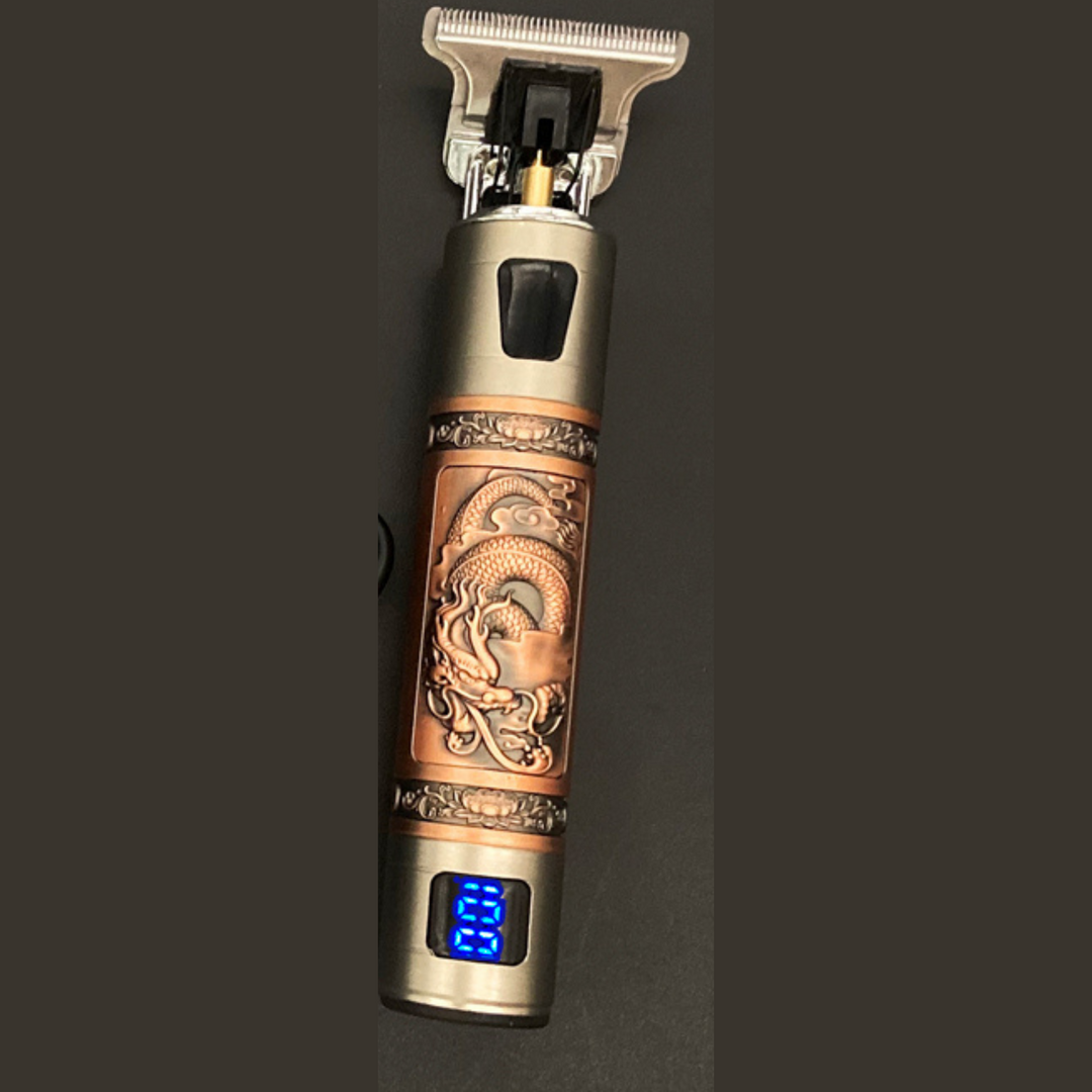 "Skulltrim Barttrimmer, wasserdichtes, ergonomisches Design, ideal für präzises Trimmen in Dusche, vielseitige Funktionen"