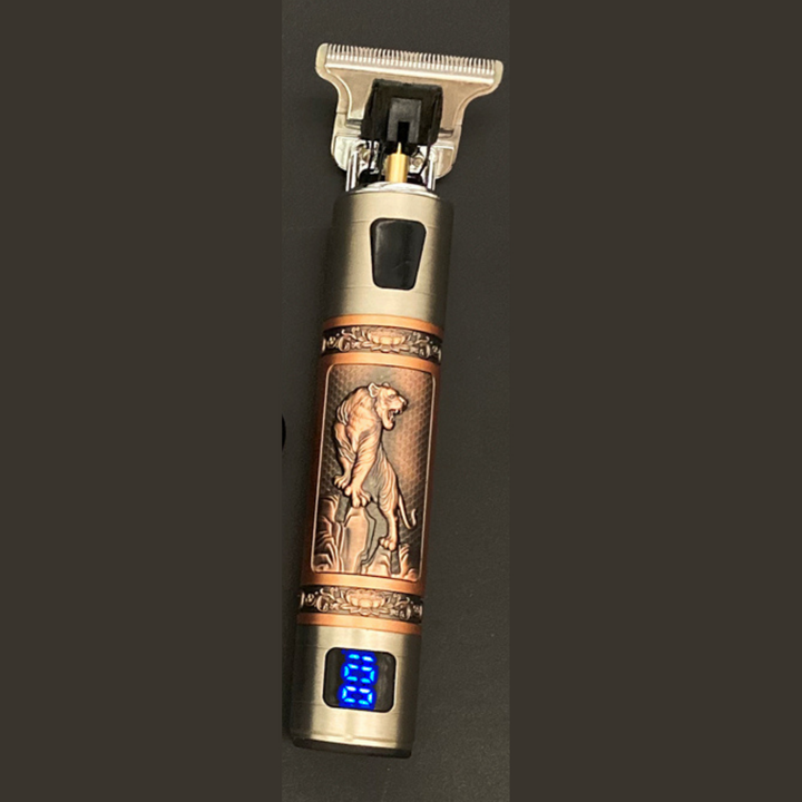 "Skulltrim Barttrimmer, wasserdichtes, ergonomisches Design, ideal für präzises Trimmen in Dusche, vielseitige Funktionen"