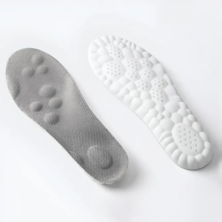 Atmungsaktive Unisex Einlegesohlen für Fußgesundheit, Stoßdämpfung und schmerzlindernden Komfort im Alltag.