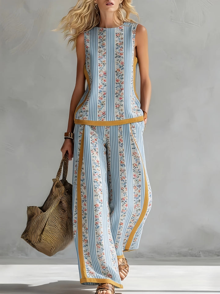 Boho Style Damen Set, attraktives Outfit für sonnige Ur Sommertage