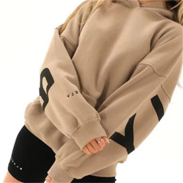 Trendiger Damen-Hoodie mit Taschen in Grautönen