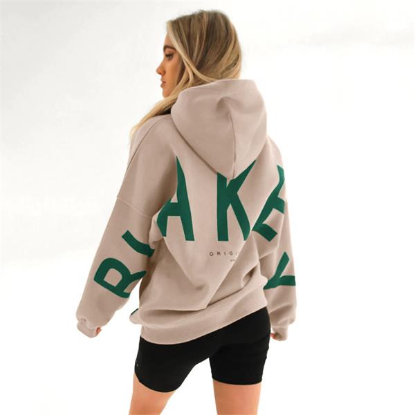 Trendiger Damen-Hoodie mit Taschen in Grautönen