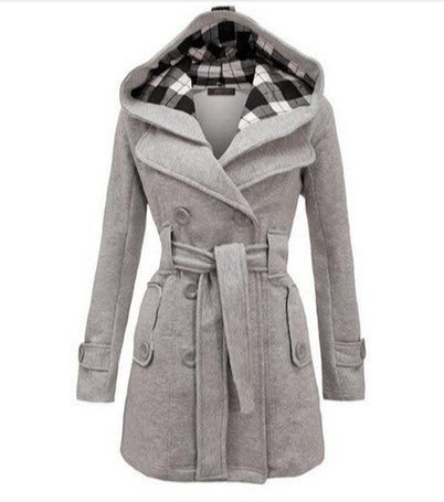 Stilvolle Damen Frühlingsjacke Midilänge. Bequeme Übergangsjacke mit lockerer Passform für den Alltag.