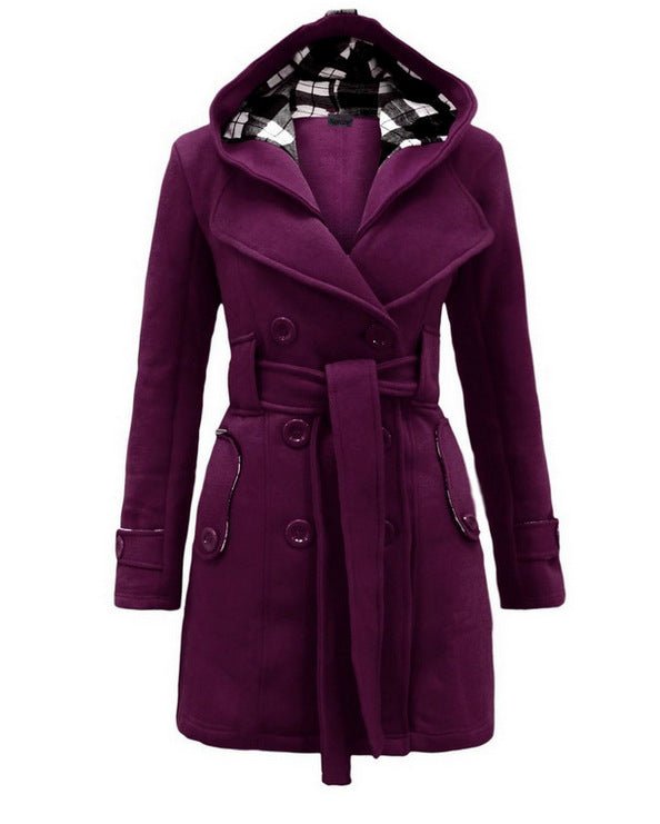 Zeitlose Damen Übergangsjacke Midilänge. Lockere Passform für optimalen Komfort und Frühlingseleganz.