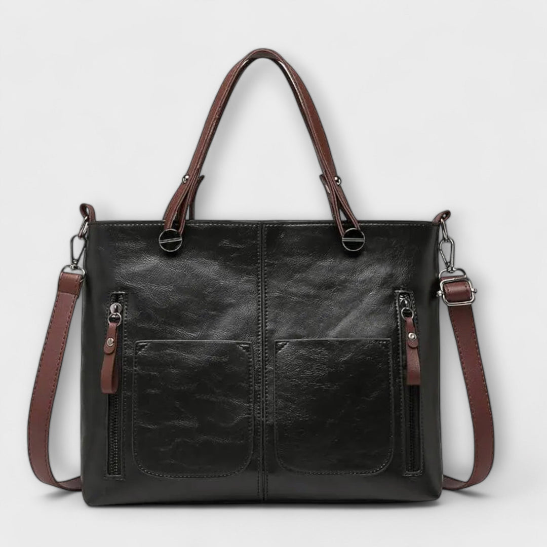 Vielseitige Frauen-Handtasche, funktional und modern. Optimal für Büro, Freizeit und Sommertage als Alltagstasche.