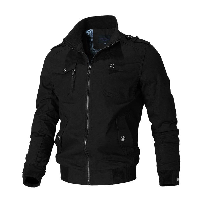 Stilvolle Herren Bomberjacke für Frühling & Herbst, bequem und modern, perfekt als Übergangsjacke.