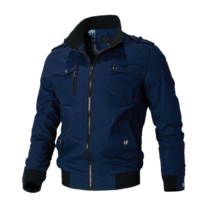Hochwertige Herren Bomberjacke als stilvolle Herbstjacke und Frühlingsjacke für moderne Männer.