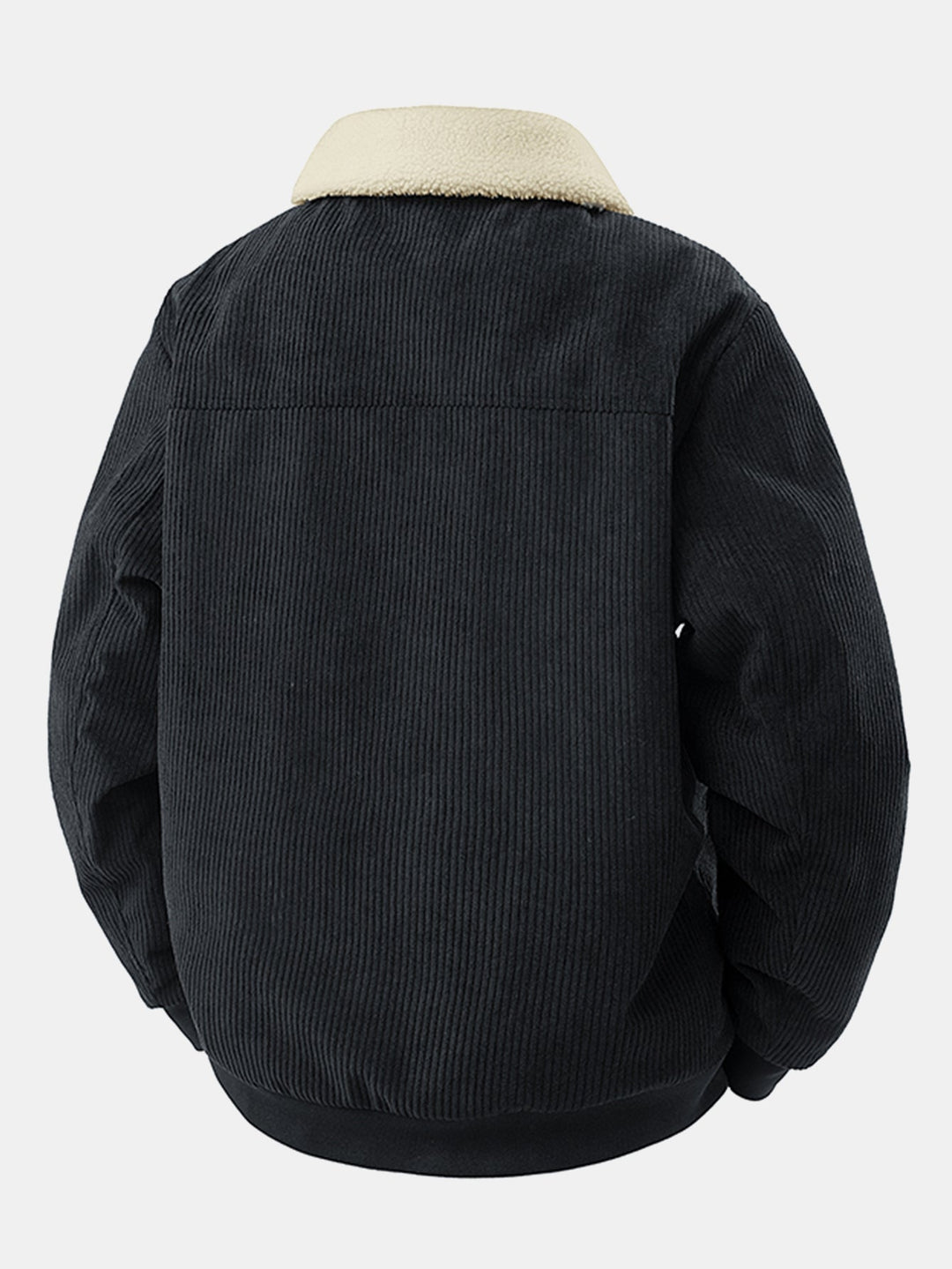 Klassische Herren Bomberjacke mit geripptem Saum, Stehkragen & Reißverschluss, ideal für den Herbst.