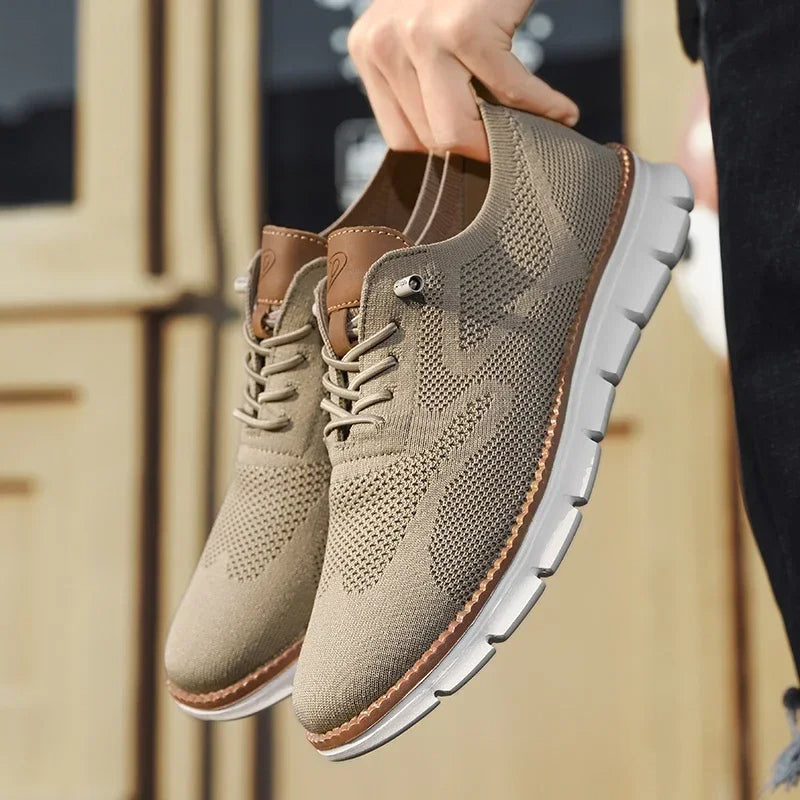 Detailansicht der Lyon Herrenschuhe: hochwertige, bequeme & atmungsaktive Männerschuhe für Business & Freizeit.