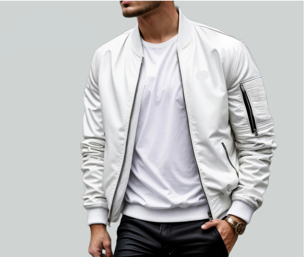 Warme Herren-Steppjacke mit feinem Steppmuster, ideal als Freizeitjacke für kühle Herbsttage.