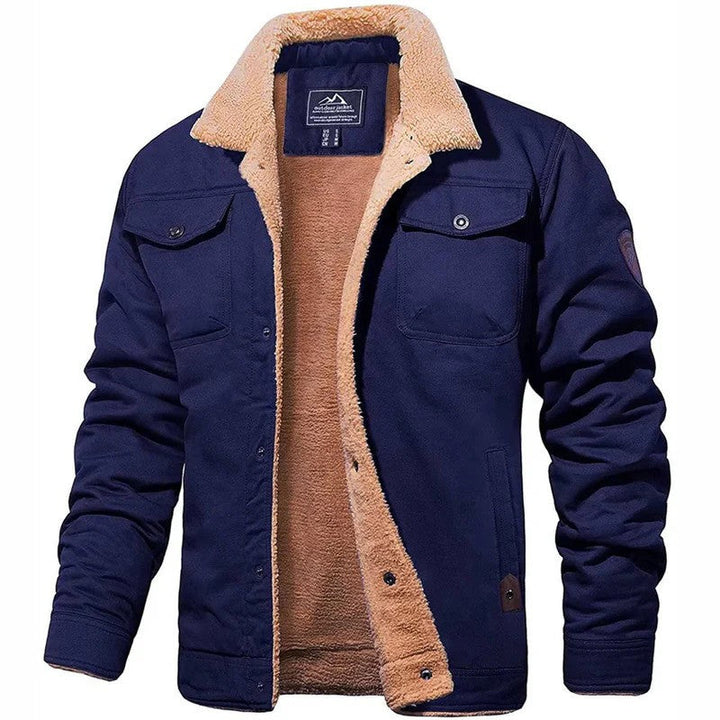 Warme Herren Bomberjacke / Blouson für den Winter, perfekt als Freizeitjacke & Outdoorkleidung.