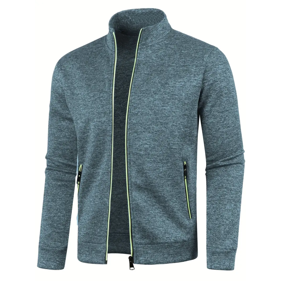 Bequeme Herren Freizeitjacke, warm & stilvoll, perfekt für Spaziergänge und Alltag in der Winterzeit.