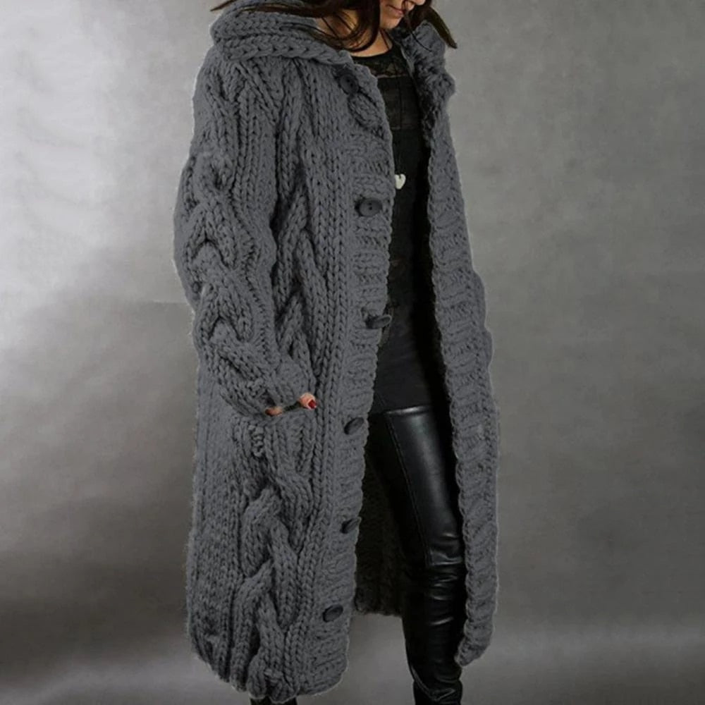 Kuscheliger Damen Strickmantel für Freizeit & Alltag. Warme, stilvolle Herbst- & Wintermode für Frauen.