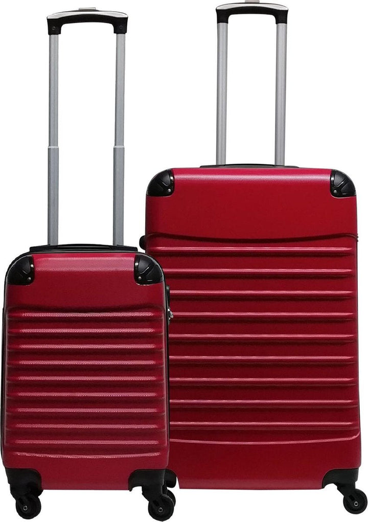 Modernes Kofferset, 2-teilig, mit widerstandsfähiger Hartschale, ideal für Urlaub und Geschäftsreisen.
