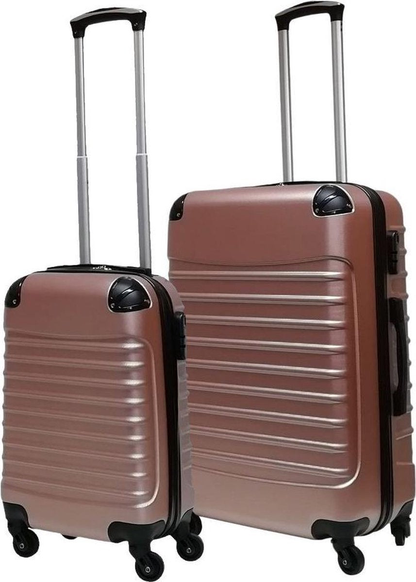 Elegantes 2-teiliges Trolley-Set mit robuster Hartschale, leicht zu manövrieren für alle Reisen.
