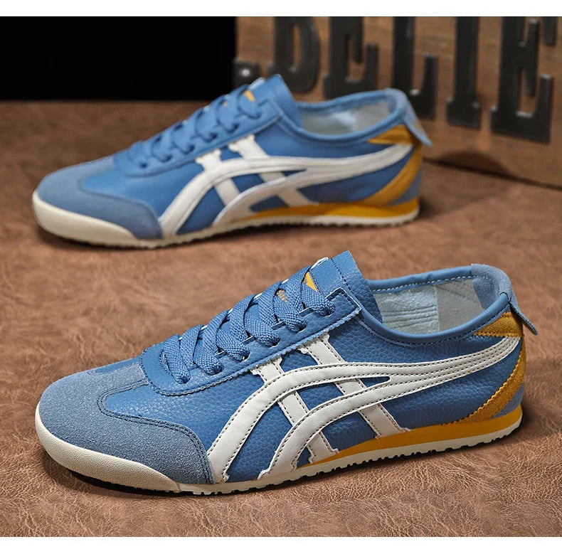Trendige, bequeme Unisex-Sneaker mit geometrischem Muster, ideal als leichte Alltagsschuhe.