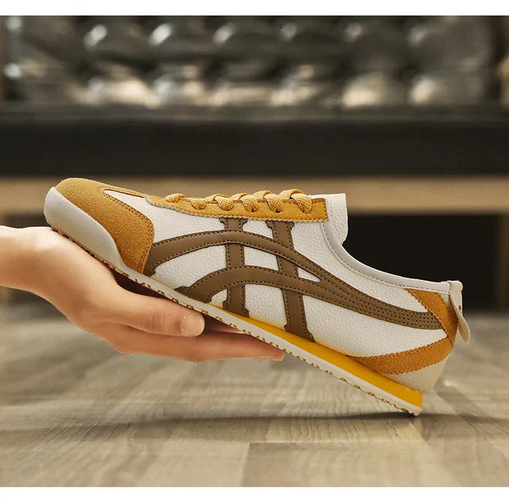 Leichte & stylische Unisex-Sneaker, perfekt als Sommerschuhe mit coolem geometrischen Look.