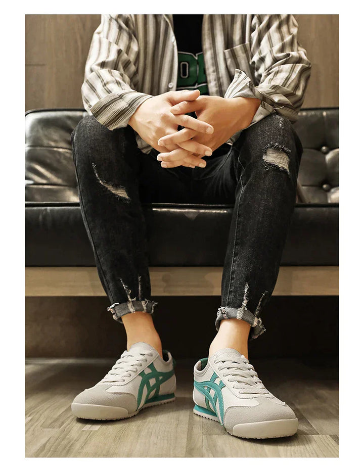 Unisex-Alltagsschuhe: Geometrische Sneakers, leicht & bequem, stylisch für jeden Tag.