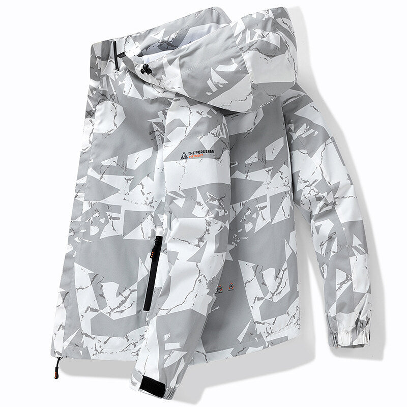 Moderne Herren Skijacke, komfortabel & warm. Perfekte Sport- & Freizeitjacke für den Winter, schützt auf der Piste.