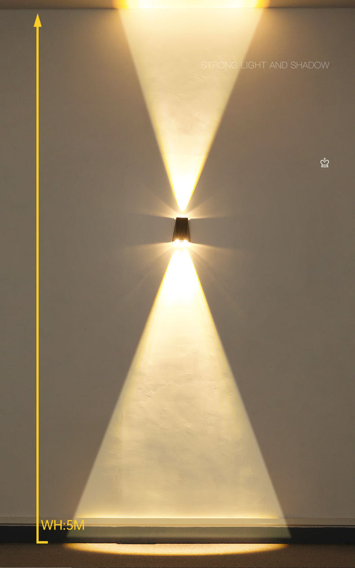 LED Solar Wandleuchte für Außenbereiche