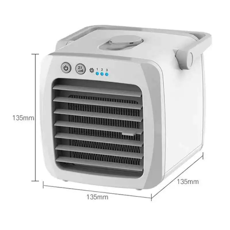 Vielseitige 4-in-1 Klimaanlage: Kühler, Befeuchter, Reiniger & Diffusor für optimales Raumklima zu Hause oder im Büro.