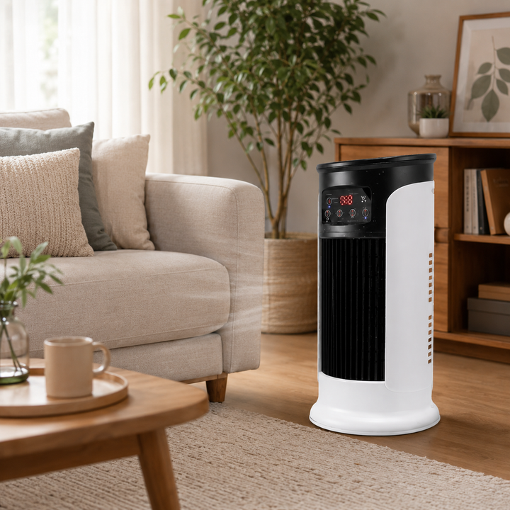 Tragbare Klimaanlage, energieeffizient & kompakt, sorgt für angenehme Kühlung zuhause oder im Büro.