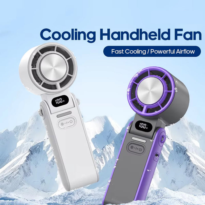 Innovative Halbleiterkühlung im Turbofan Handventilator – immer kühl und komfortabel bleiben.