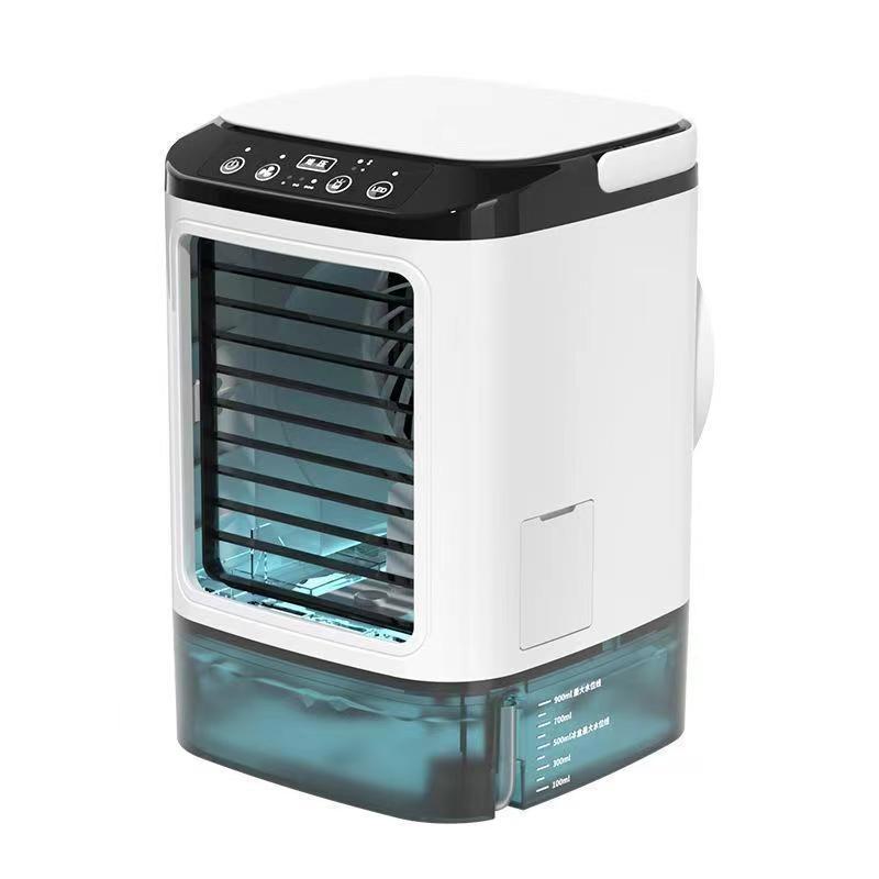 Leiser Schreibtischventilator und USB-Kühler, perfekt für Büro und Heim, sorgt für kühle Luft am Arbeitsplatz.